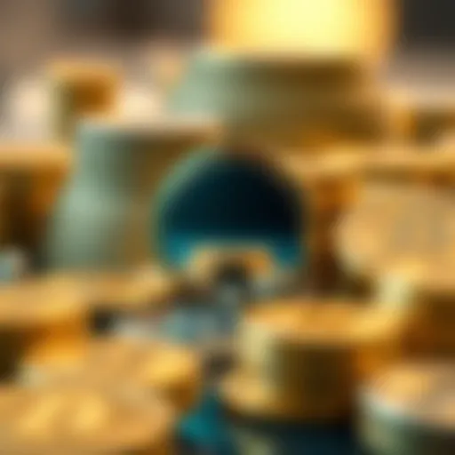 Visual representation of diverse cryptocurrency options