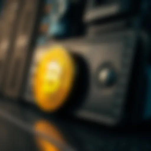 Visual representation of a secure Coinbase wallet address