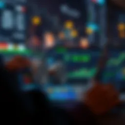 Navigating cryptocurrency applications interface