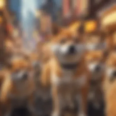 Visual of Shiba Crypto community engagement