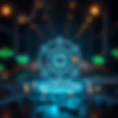 Infographic showing the staking mechanism on Coinbase