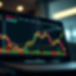 Dynamic trading charts showcasing market fluctuations